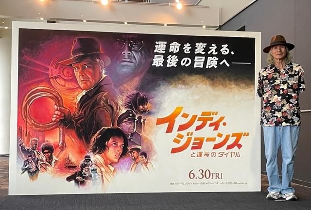 名古屋、福岡では手描き看板が展示中