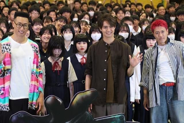 片寄涼太、関口メンディー、中務裕太の登場に、高校生が熱狂！