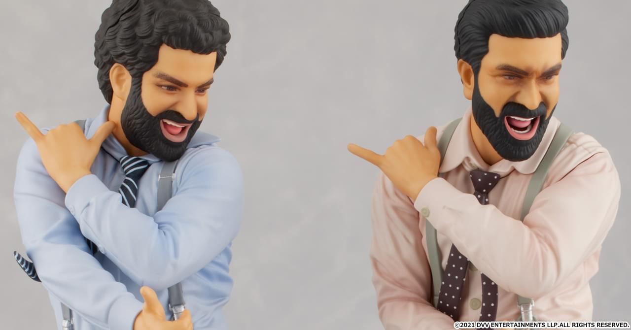 【躍動感すごい】「RRR」ビームとラーマがフィギュアに 「ナートゥ・ナートゥ」を踊る