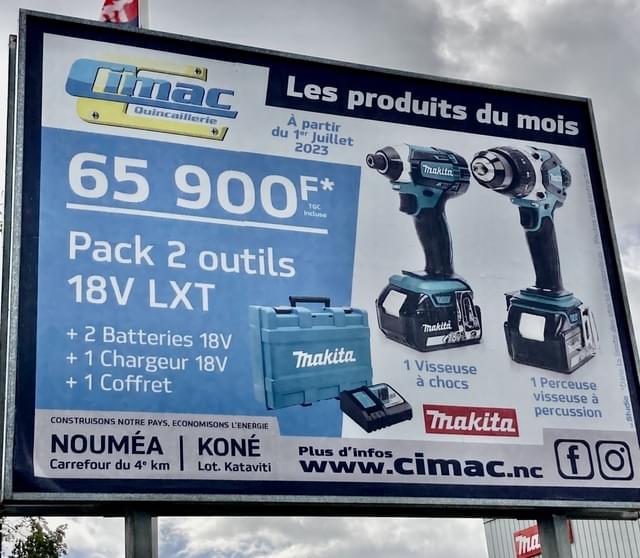 DIY需要が高いのか、日本の国道ではあまり見かけない日本製品の看板が新鮮でした