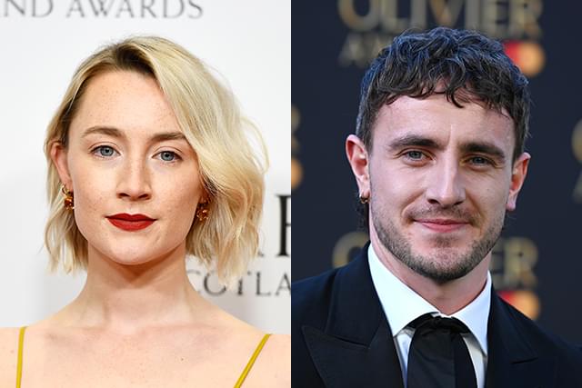 シアーシャ・ローナン（左）、ポール・メスカル（右）