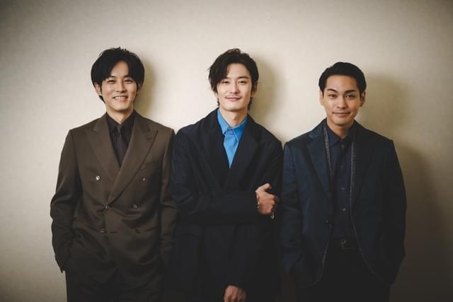 取材中も仲の良さ全開だった（左から）松坂桃李、岡田将生、柳楽優弥