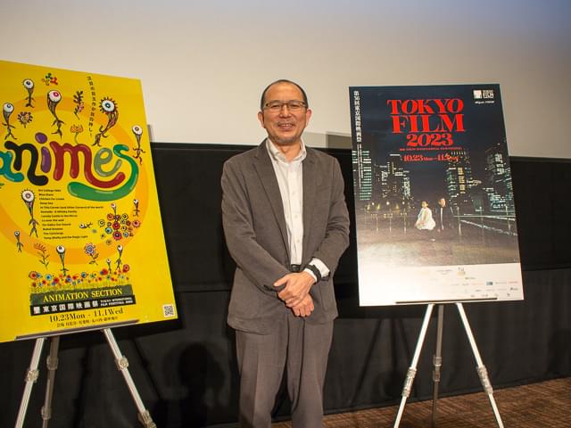 作品を解説した藤津亮太氏