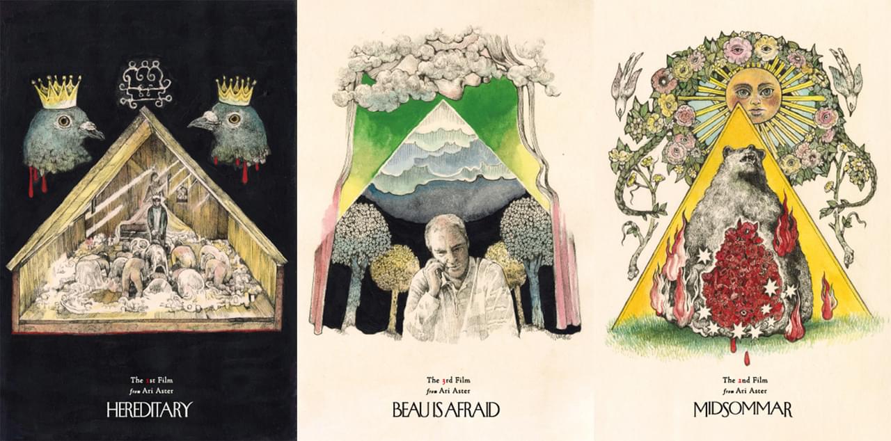 アリ・アスター新作「ボーはおそれている」ムビチケ発売 特典はヒグチユウコ×大島依提亜の描き下ろしポストカード