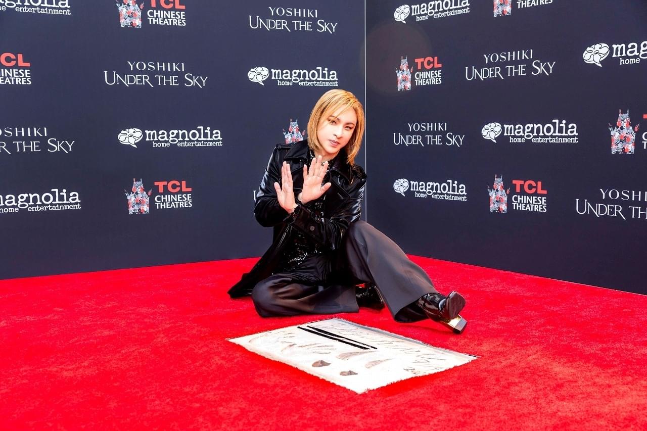 YOSHIKIの手形・足形がハリウッドでお披露目 トム・ハンクス、ジョニー・デップらと同じエリア