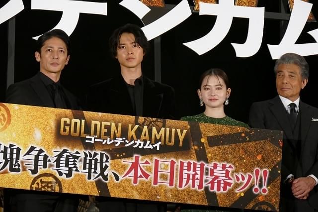 舘ひろし「光栄です」 玉木宏と共演で“Wひろし”がトレンド入り【「ゴールデンカムイ」初日舞台挨拶】