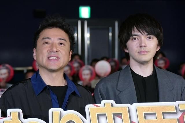 （左から）ムロツヨシ、林遣都