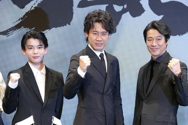 撮影を振り返った大泉洋、筒木真一、長尾謙杜