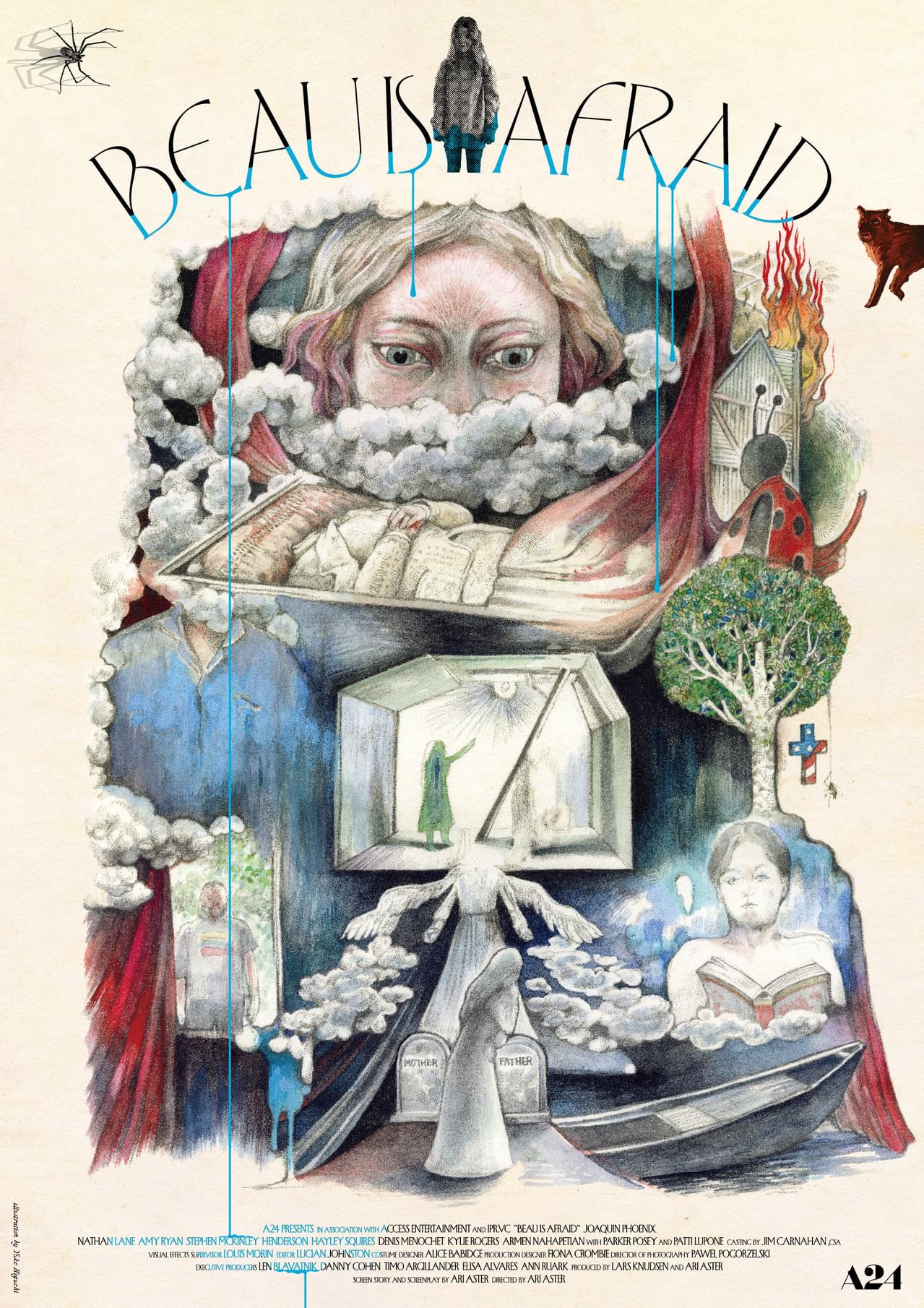 アリ・アスター新作「ボーはおそれている」 ヒグチユウコ×大島依提亜の不穏なオルタナティブポスター完成