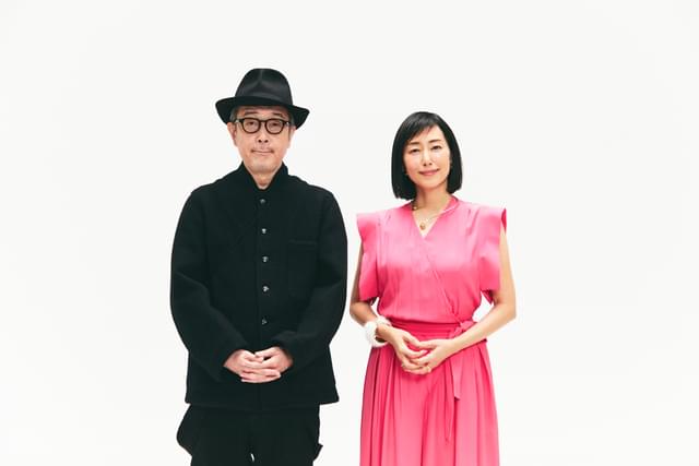 取材に応じたリリー・フランキーと木村多江