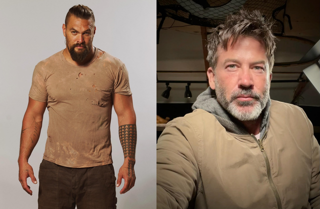 （左から）ジェイソン・モモア、ジョー・フラニガン