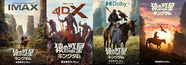 大迫力の映像と音響で世界観を味わえる