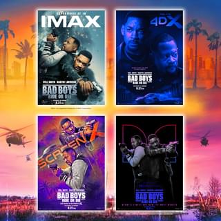 「バッドボーイズ RIDE OR DIE」ラージフォーマット上映決定！ エクスクルーシブポスター4種が公開