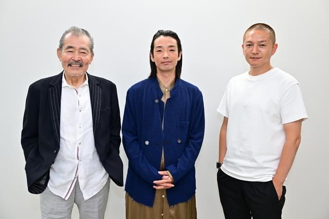 （左から）藤竜也、森山未來、近浦啓監督