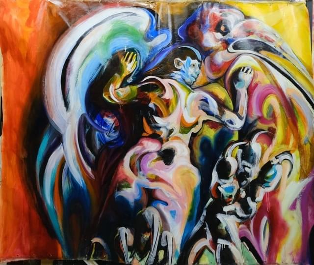 大西茅布作品「不死烏 フシガラス(black phoenix)」