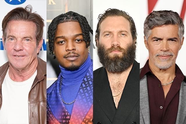 (左から)デニス・クエイド、ステファン・ジェームズ、ジェイ・コートニー、イーサイ・モラレス