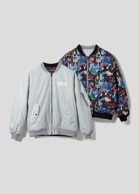 ルパン三世 パターン|リバーシブルMA-1 ※通常カラー