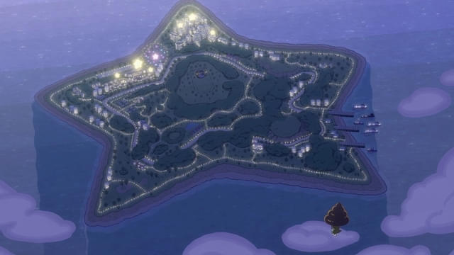 物語の舞台となるスターダス島