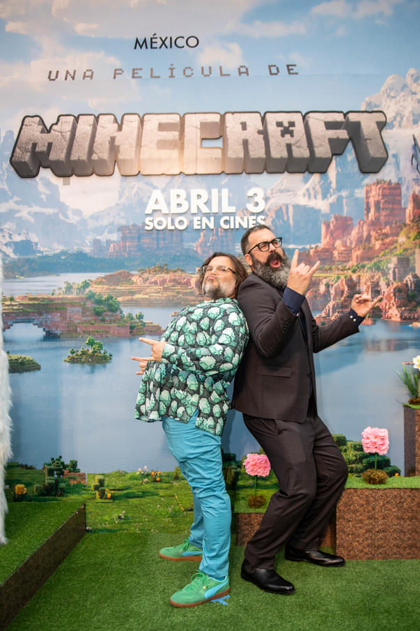 メキシコプレミアに登場したジャック・ブラックとジャレット・ヘス監督