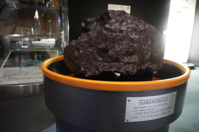 隕石にも触ることができる