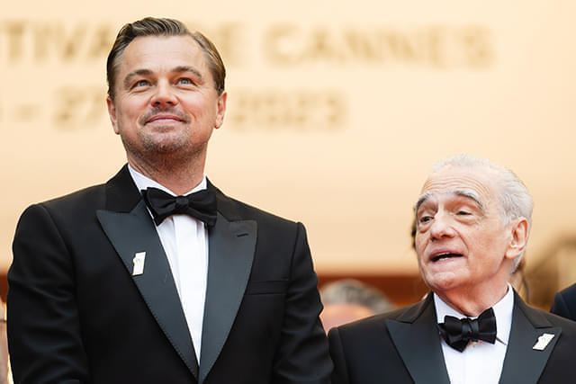 レオナルド・ディカプリオ（左）、マーティン・スコセッシ（右）