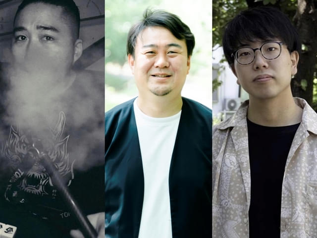 写真左より、安藤春、節田朋一郎、廣田耕平