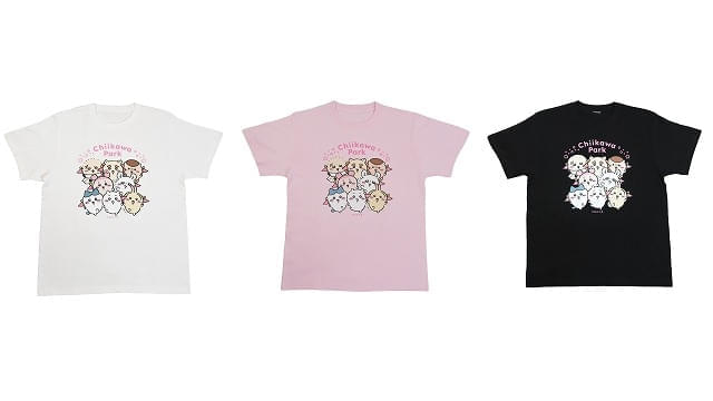 ちいかわパーク Tシャツ メインビジュアル(全3色)