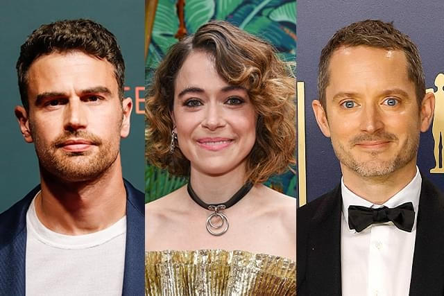 写真左よりテオ・ジェームズ、タチアナ・マズラニー、イライジャ・ウッド