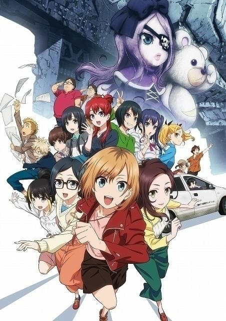 舞台となった武蔵野市武蔵境地区に「SHIROBAKO」デザインマンホールが設置されている