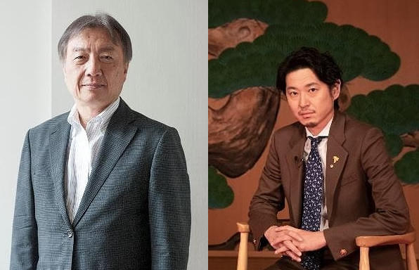 (左から)浦上満氏と手塚マキ氏