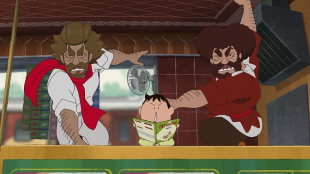 山寺宏一演じるカビール（左）と速水奨演じるディル（右）