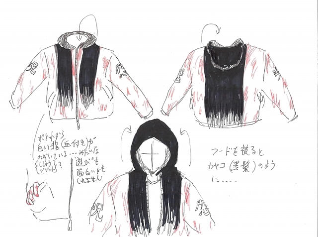 清水崇監督手描きデザイン