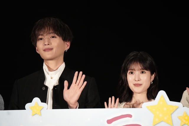 福本莉子、憧れの存在は長澤まさみ 八木勇征はHIRO氏を尊敬【「隣のステラ」完成披露試写会】