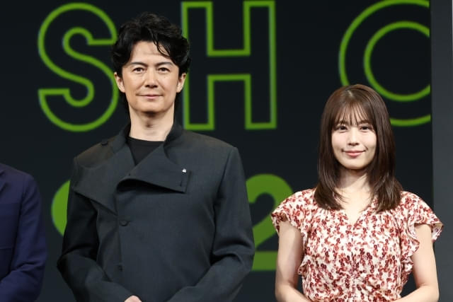 （左から）福山雅治、有村架純