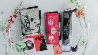 伊藤潤二「富江」デザインの「ほぼ日手帳2026」9月1日から発売 ホラーテイストの文具も