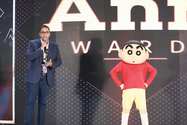 最優秀ライセンスキャラクター賞・インターナショナル部門を受賞したしんちゃん