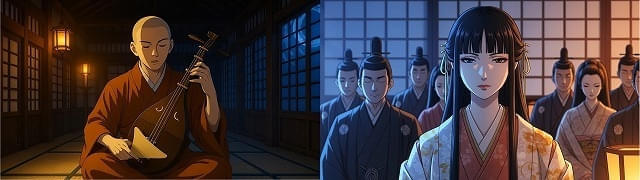 第1話「耳なし芳一」の場面カット