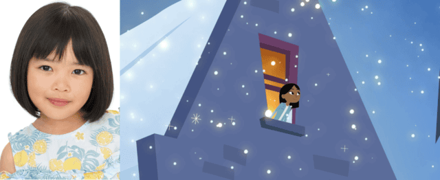 サンタに手紙を書いた少女・ライアンの声を担当した倉田瑛茉