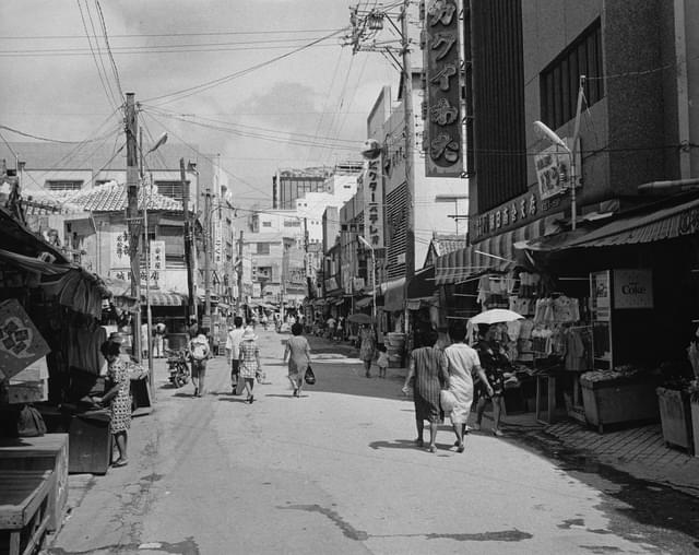 戦後10年経った頃の那覇の様子