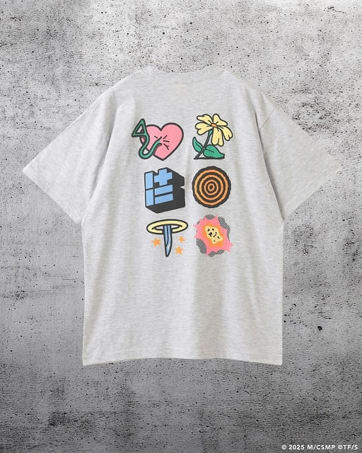 チェンソーマン モチーフ ショート スリーブ Tシャツ
