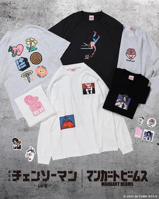 「チェンソーマン レゼ篇」がビームスとコラボ デンジやレゼのTシャツ、台風の悪魔のスウェットなど販売
