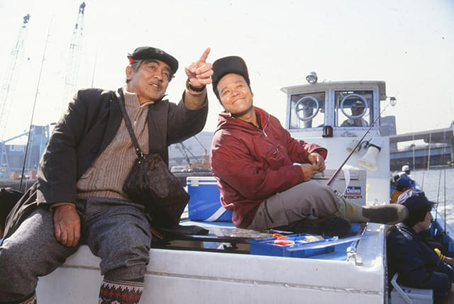 西田敏行さんと三國連太郎さん