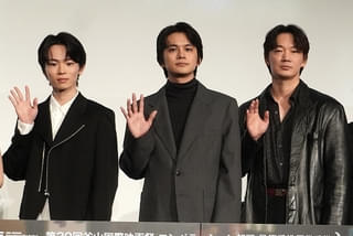 北村匠海「感謝が多い旅だった」 林裕太は綾野剛の“汗”に驚き【「愚か者の身分」公開記念舞台挨拶】