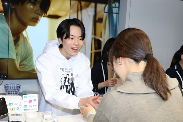 「いっぱい売りたい!」と意気込んでいた林裕太