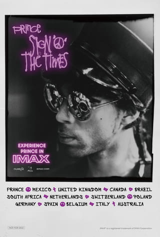 「プリンス サイン・オブ・ザ・タイムズ」本編歌唱シーン公開！ 日本限定入場者特典の配布も決定