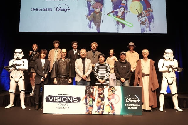 「スター・ウォーズ ビジョンズ」Volume3配信直前！浪川大輔、ファイルーズあい、黒沢ともよが魅力をアピール