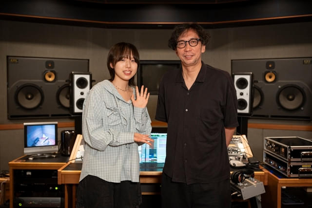 十明（左）、行定勲監督（右）