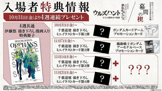 「鉄血のオルフェンズ ウルズハント」は特典多数！