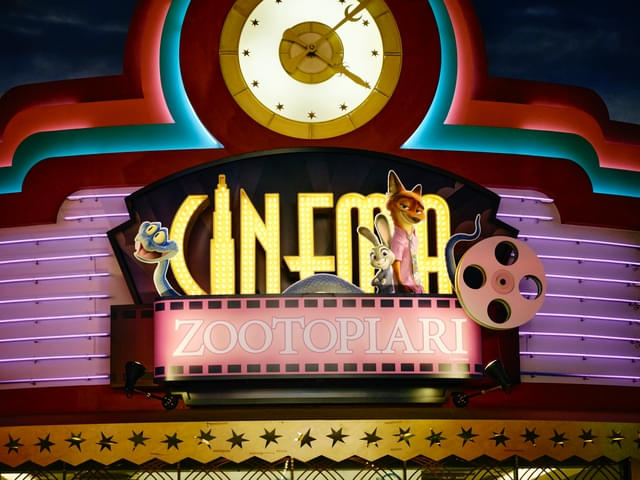 「CINEMA ZOOTOPIARI」になってる！