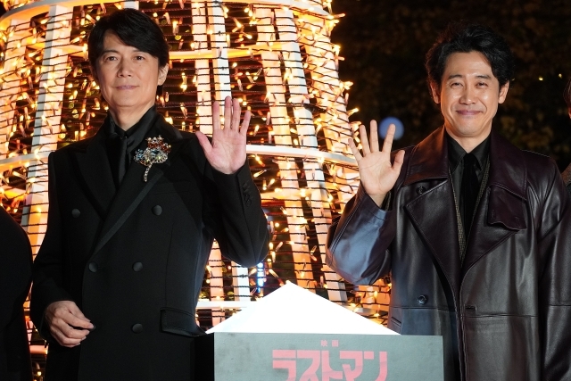 福山雅治“バディ”大泉洋に感謝、北海道ロケは「安心感」 でも本音は？【「映画ラストマン FIRST LOVE」イルミ点灯式】